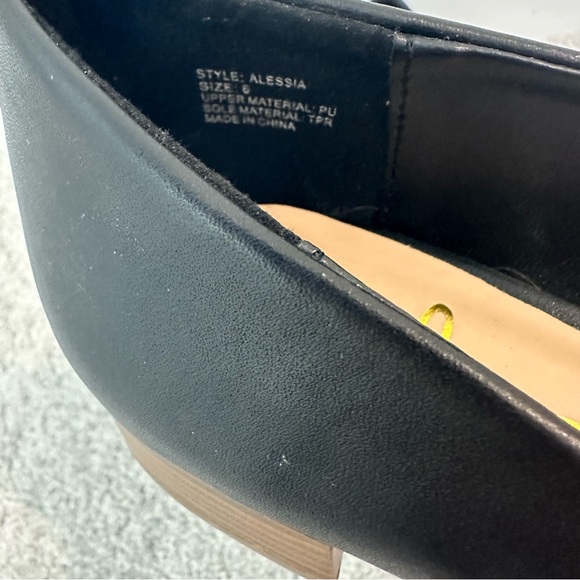 New Lulus Alessia Black Low Heels - Picture 12 of 12